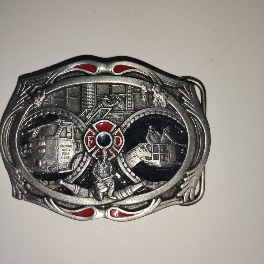 Firefighter Themed Belt Buckle